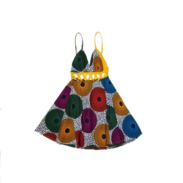 Vestito a bretelle in cotone - immagine 2