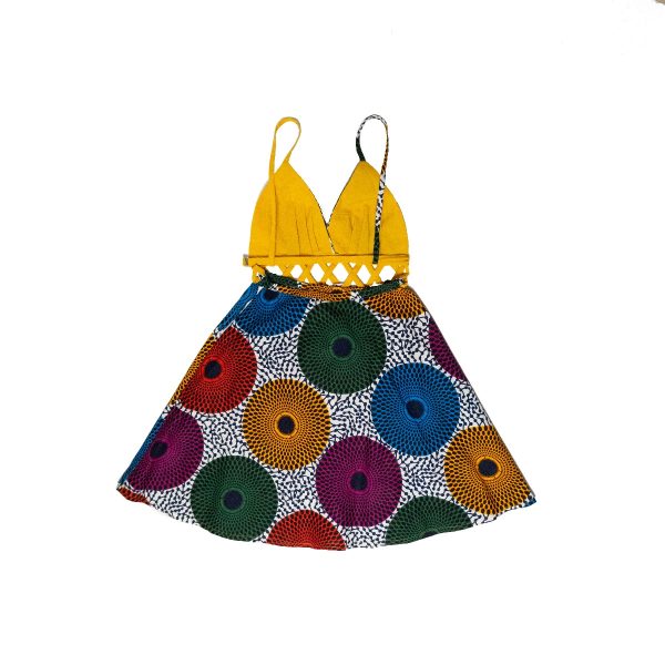 Vestito a bretelle in cotone - immagine 3