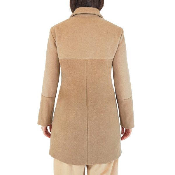 Cappotto beige 100% lana vergine - immagine 4