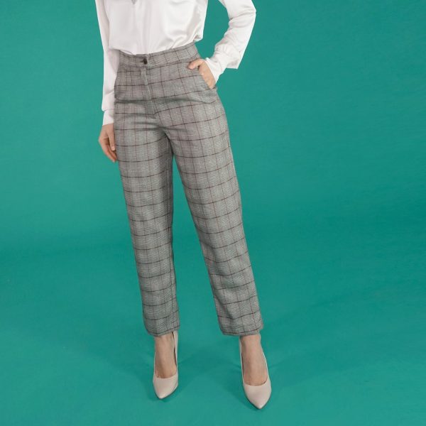 Pantalone in tessuto scozzese - immagine 5